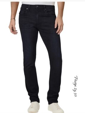 NWT Paige Men’s Federal Slim Straight Jeans Inkwell Dark Wash Size 30 Stretch